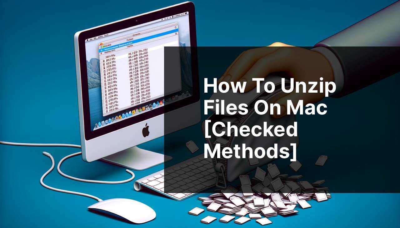 How to unzip files on Mac [Checked Methods]